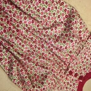 Hanna Andersson Pink and Green Floral Kids Blouse